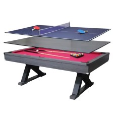 БИЛЈАРД МАСА  Billiards Table 3-in-1 inSPORTline Residento - Dark Wood 13384