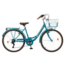 ВЕЛОСИПЕД ORIENT BICYCLE CITY 26'' CLASSIC 6sp. blue 13521