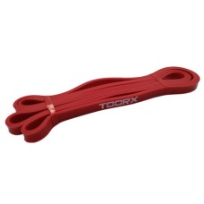 ФИТНЕС ЛАСТИК POWER BAND TOORX  2080x4.5x13mm - SOFT RESISTANCE- red color 13687