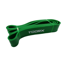 ФИТНЕС ЛАСТИК POWER BAND TOORX 2080x4.5x45mm -EXTRA STRONG RESISTANCE- green color 13690