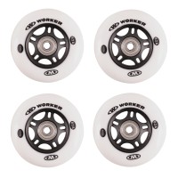 ТРКАЛА ЗА РОЛЕРИ Set 4 pcs – Wheels 72mm and Bearing ABEC-7 chrome 13885 IN STOCK
