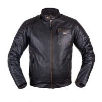 МОТО ЈАКНА Summer leather moto jacket W-TEC Gradac - Black M 13934 IN STOCK