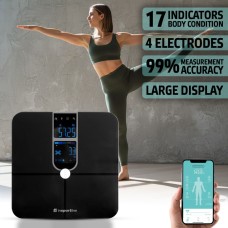 ТЕЛЕСНА ВАГА Smart Personal Scale inSPORTline Syncale 100 - Black 14084 IN STOCK