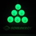 ПИНГ ПОНГ ТОПКИ DONIC Table Tennis Ball Glow in the Dark, 6 Light Green Fluorescent Balls 14126 IN STOCK