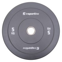 ФИТНЕС ТЕГ Rubber Weight Plate inSPORTline Bumper Plate Go 5 kg 50 mm 14213 IN STOCK