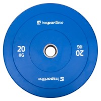 ФИТНЕС ТЕГ Rubber Weight Plate inSPORTline Bumper Plate Go 20 kg 50 mm 14216 IN STOCK