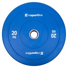 ФИТНЕС ТЕГ Rubber Weight Plate inSPORTline Bumper Plate Go 20 kg 50 mm 14216 IN STOCK