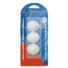 ТОПЧЕ ЗА ФУДБАЛ МАСА Garlando GLND-BLI-3PB Blister Standart White Balls Pack of 3, White 12613