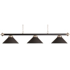 БИЛЈАРД ЛУСТЕР Buffalo lamp rod and 3 shades matt black  13021